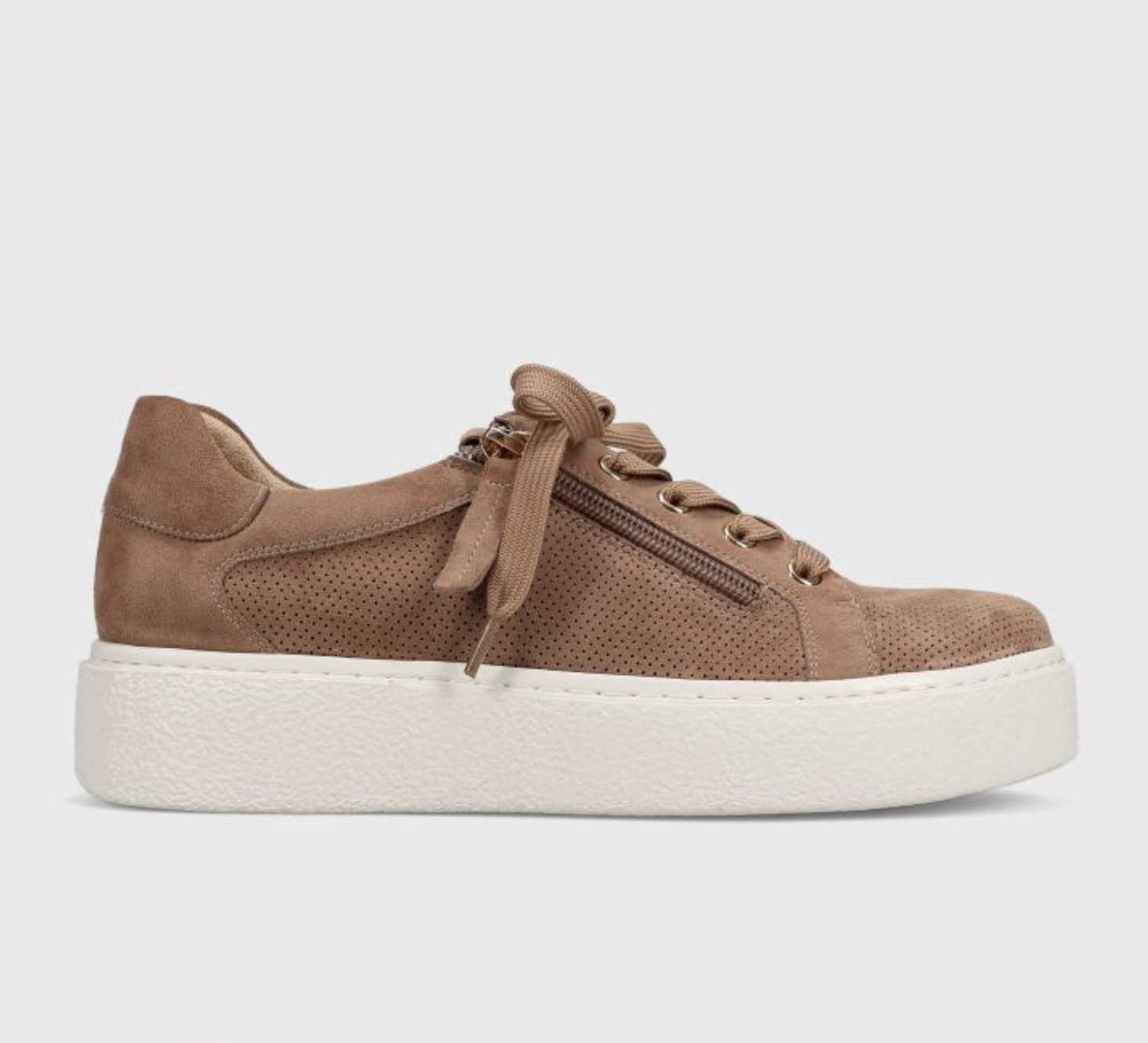 Vaneli Yohana Mink Taupe Suede