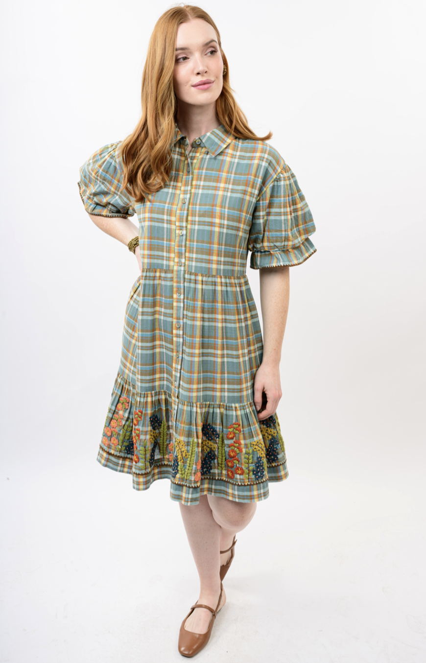 Ivy Jane 72701 Embroidered Flounce Dress