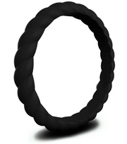 Gemslique Roping Stackle Rings