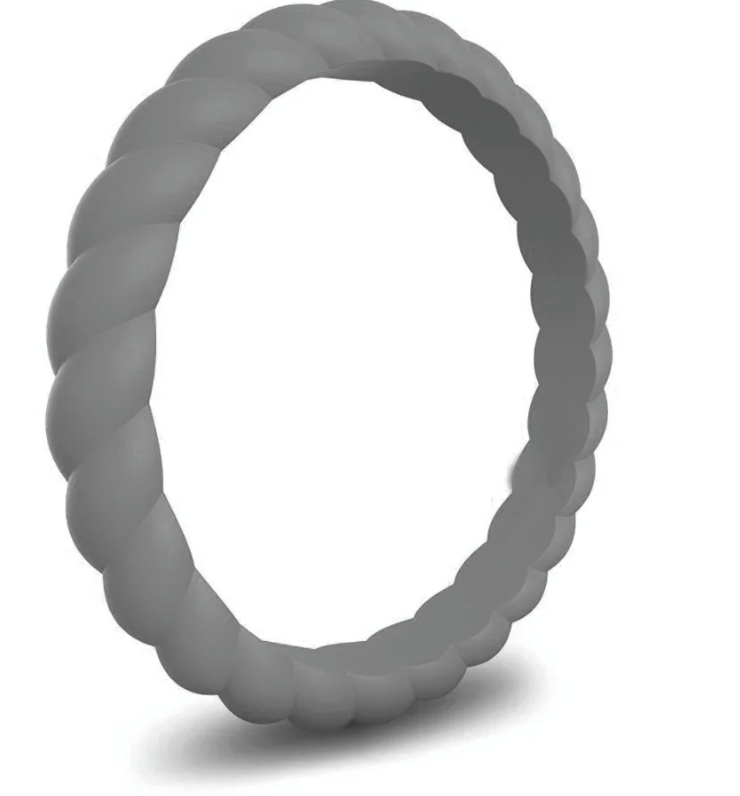 Gemslique Roping Stackle Rings