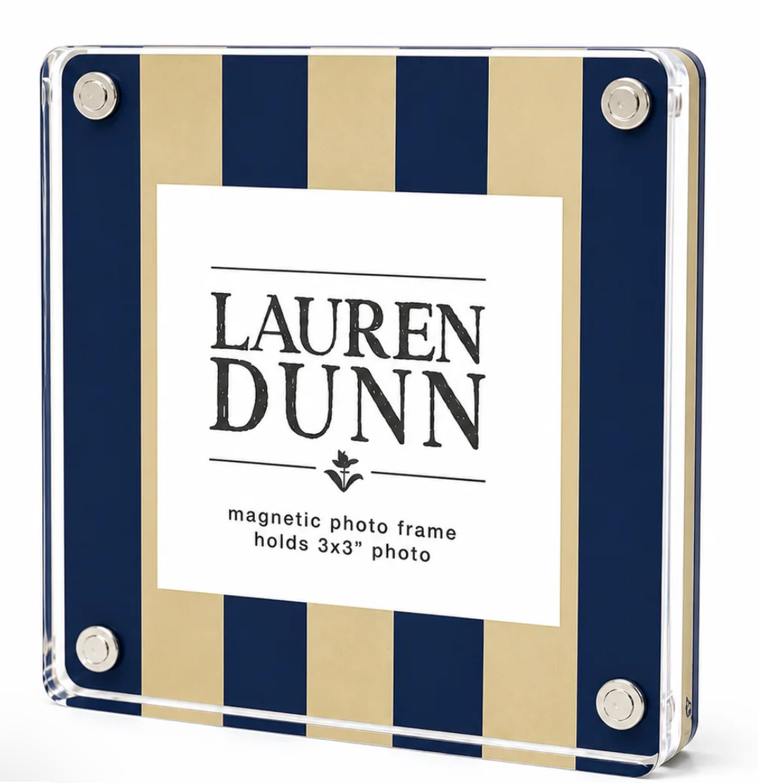 Lauren Dunn Gold/Blue Stripe Gameday Frame