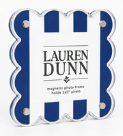 Lauren Dunn Blue/White Striped Gameday Frame