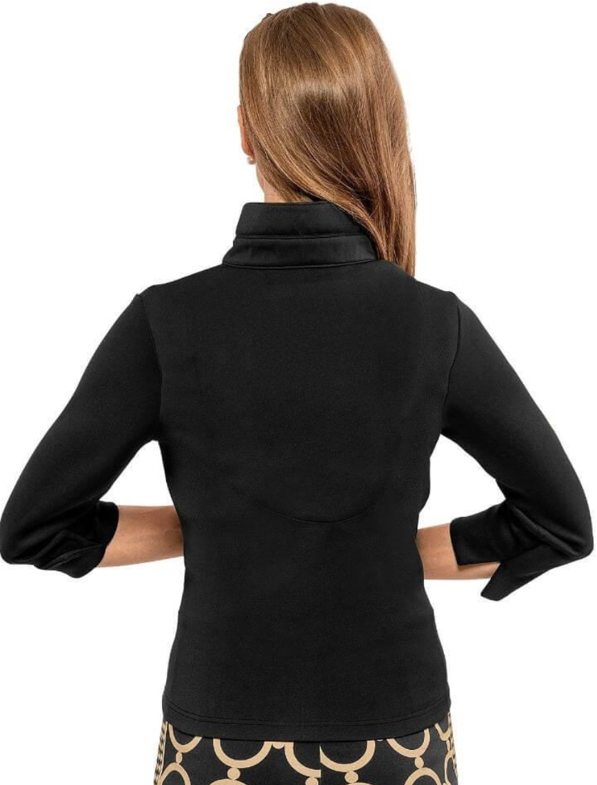 Gretchen Scott TPTSSV Twist & Shout Top - black