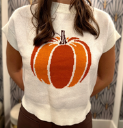 She+Sky Pumpkin Sweater Top