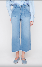 Renuar R11023D E2141 blue wash woven pant