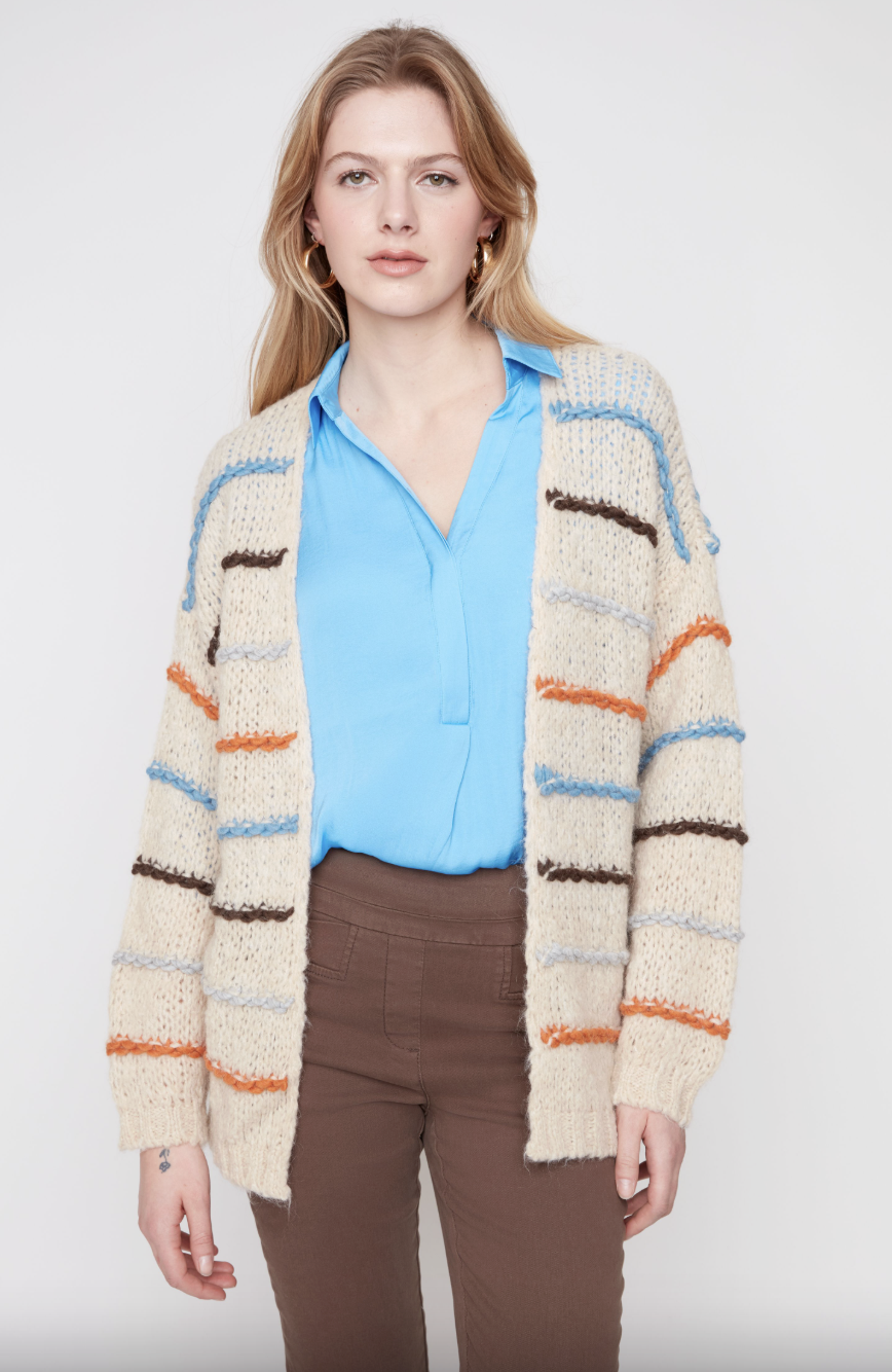 Renuar R6002 4788 almond knit sweater