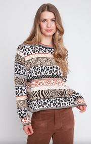 Renuar R6008 4790 Animal knit sweater