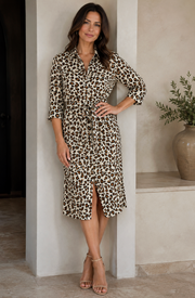 Boho Chic 2043081 Dress Leopard Print
