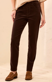 Tribal 5580O/4989 Aubrey Pull on Slim Ankle Pant - chocolate