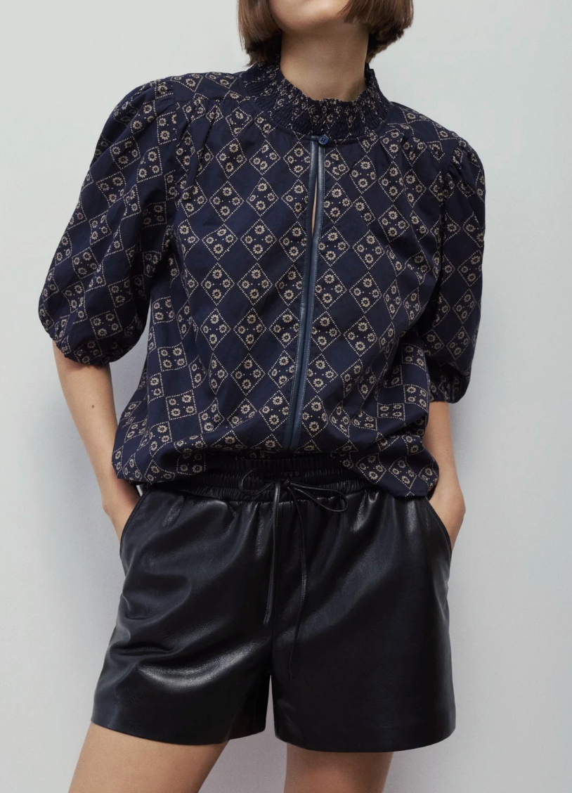 Melissa Nepton 6818CV Xena Top- navy