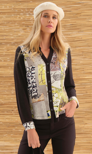 Dolcezza 76722 Knit Blouse