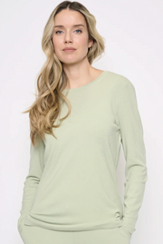 Picadilly QK113 Crewneck Top- powder lime