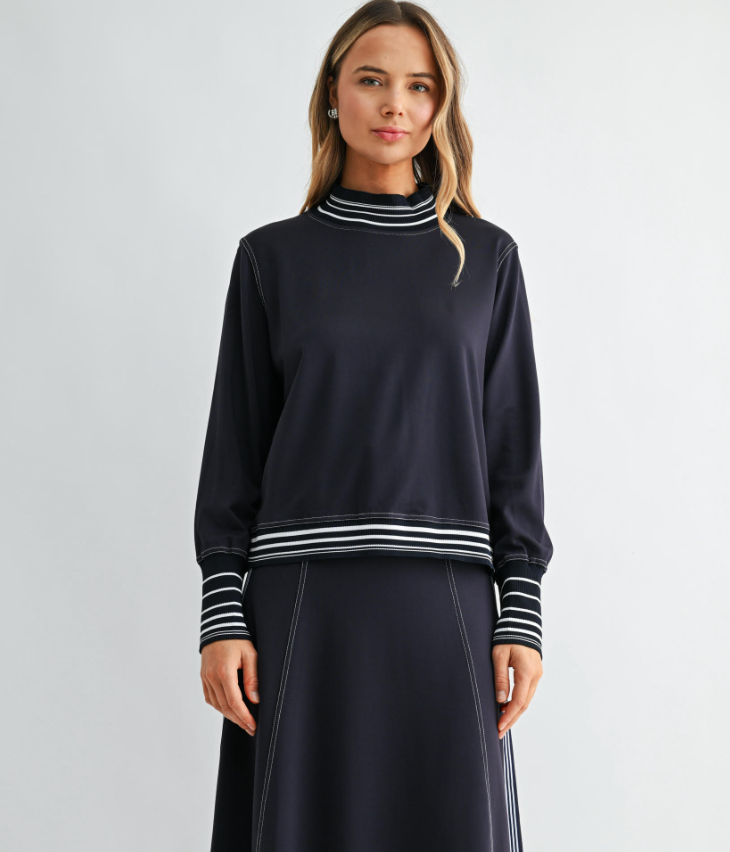 Joh 56305K Kasia Top- navy
