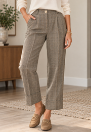 Renuar R11091 E3110 Woven Pant- black