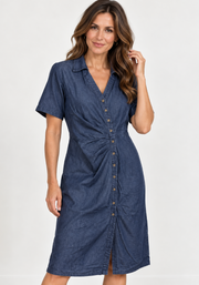 Boho Chic 9014904 Denim Dress