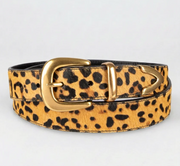 Tribal 13T1020006 1088 DAKOTA - 3-Piece Haircalf & Suede Belt Set