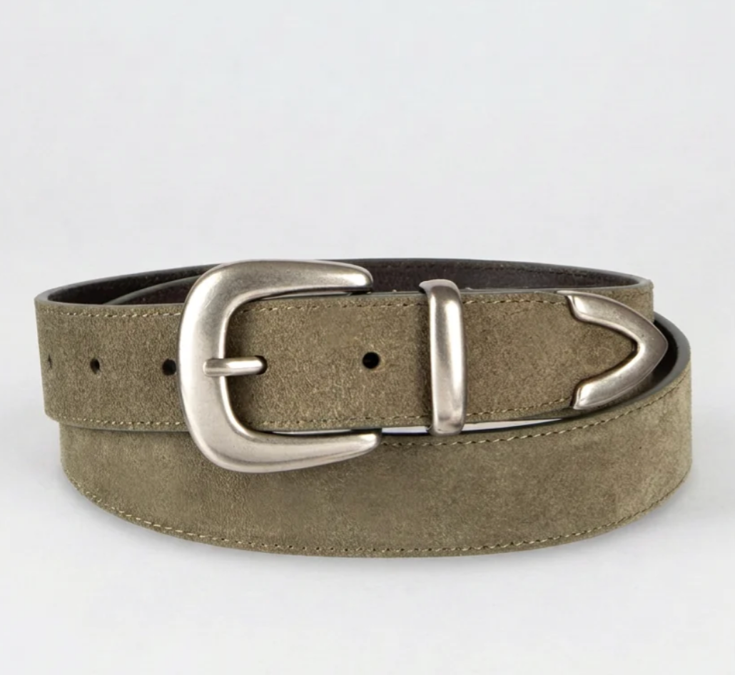 Tribal 13T1020006 0105 DAKOTA - 3-Piece Haircalf & Suede Belt Set