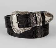 Tribal 13T1020003 0002 JOLENE - Embossed Leather Western Plaque Belt