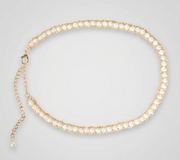 Tribal 13T1020003 0014 PEARL - Gold-Tone Chain Belt
