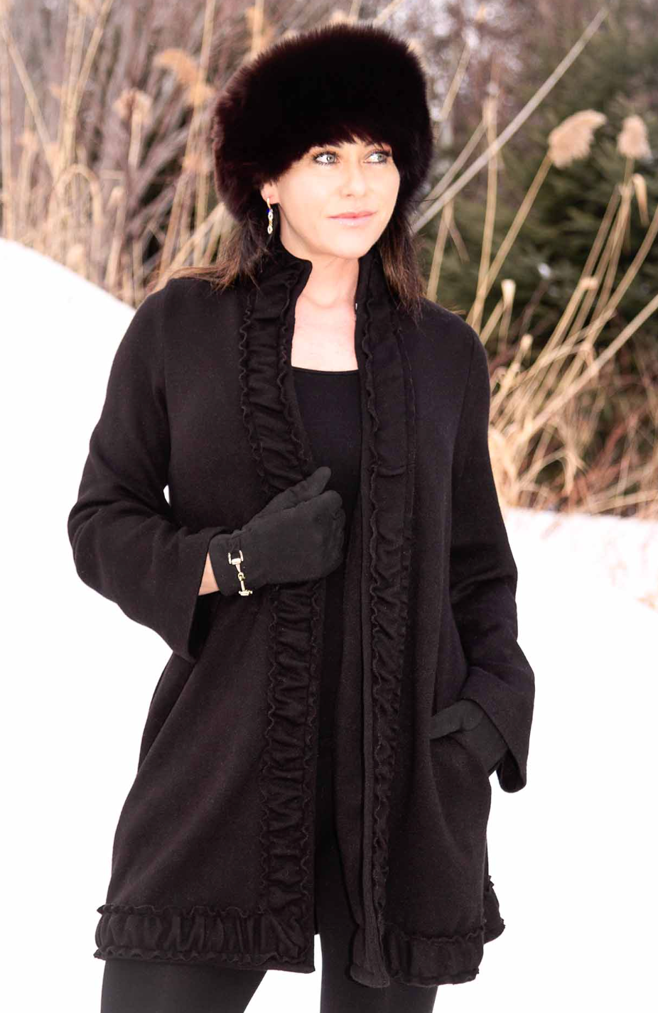 Pure Essence 379-4720 Black Coat