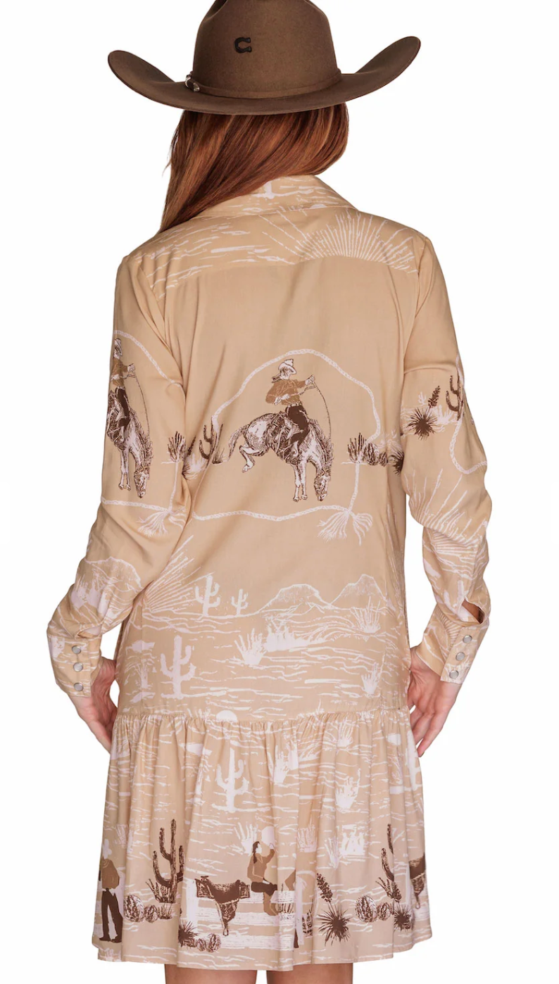 Lovlei Dakota Dress - Cowboy Up-Desert