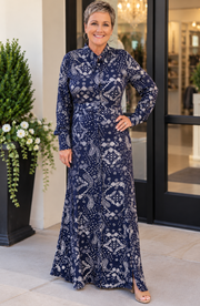 Lovlei Quinn Dress - Ranchero Outlaw Blue