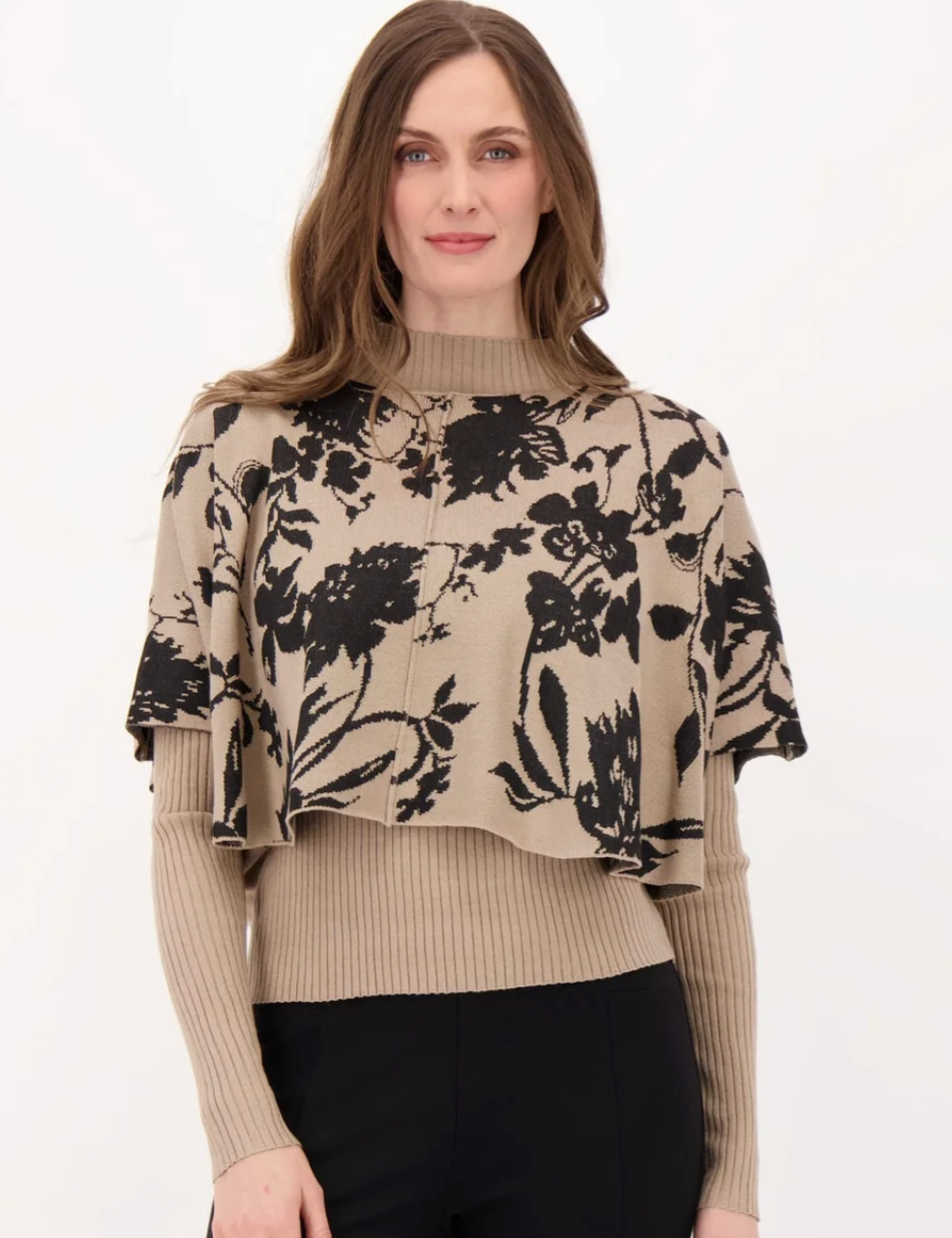 Gabby/Spanner 526611 2 Piece Cape Sweater