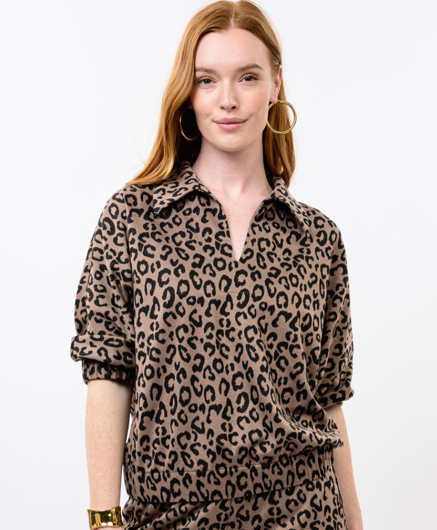 Ivy Jane 230035 Knit Popover Top