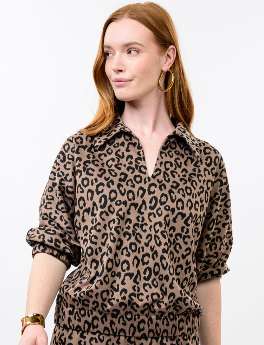 Ivy Jane 230035 Knit Popover Top