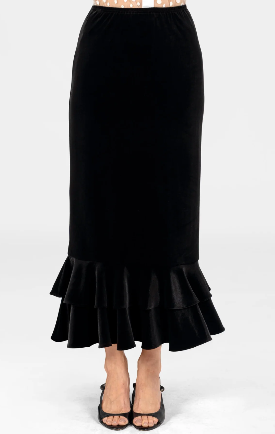 Gretchen Scott SKGFSV Grand Finale Maxi Skirt - Silky Velvet