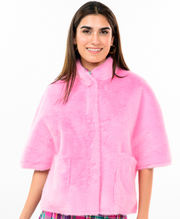 Ivy Jane 130255 Faux Fur Capelet Pink