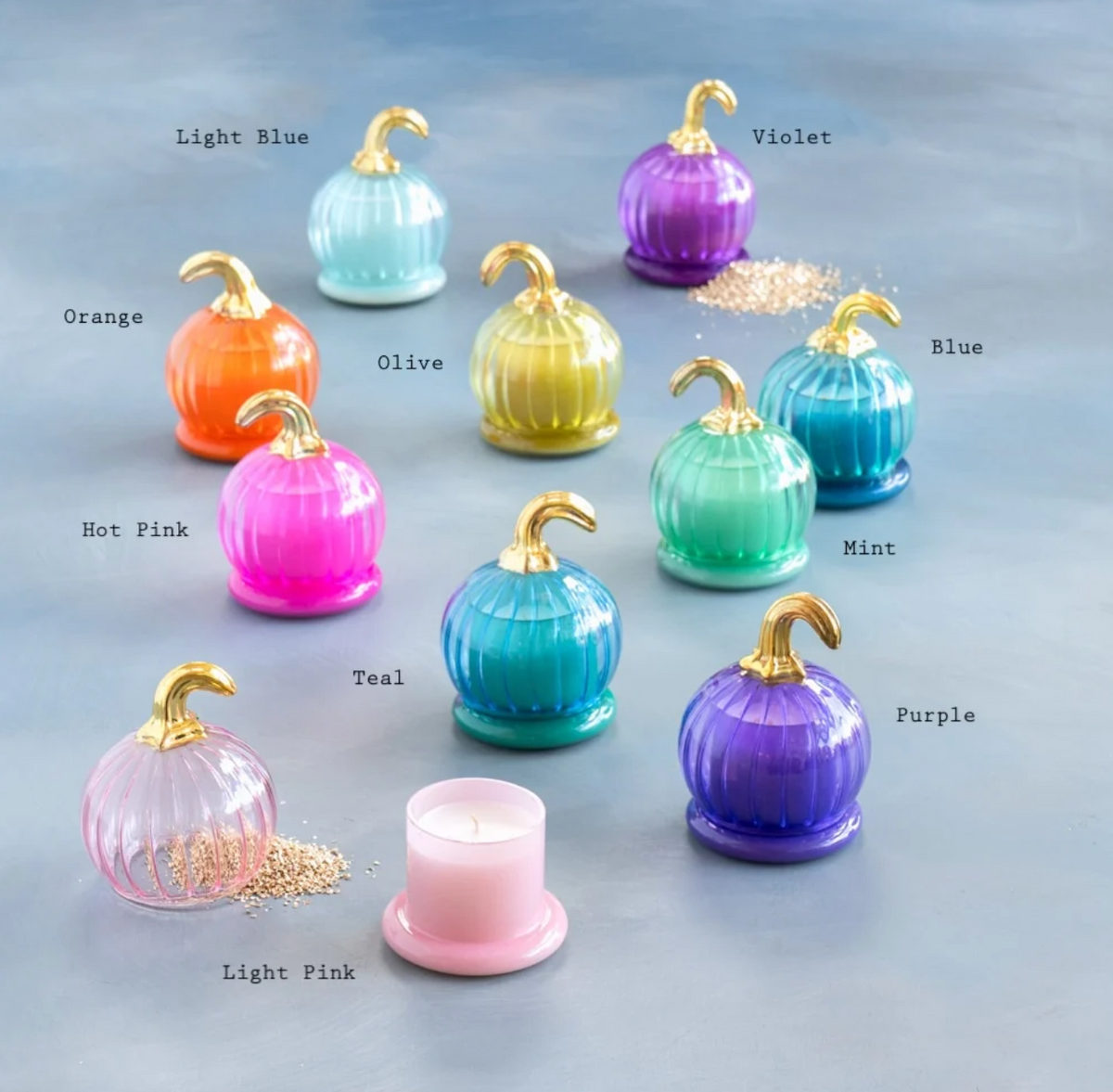Glitterville Candle Couturier Pumpkin Lidded Scented Candle