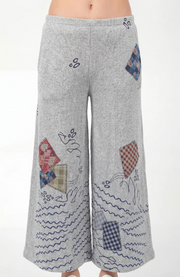 Inoah B262BR Wide Palazo Pants Cats&Crafts
