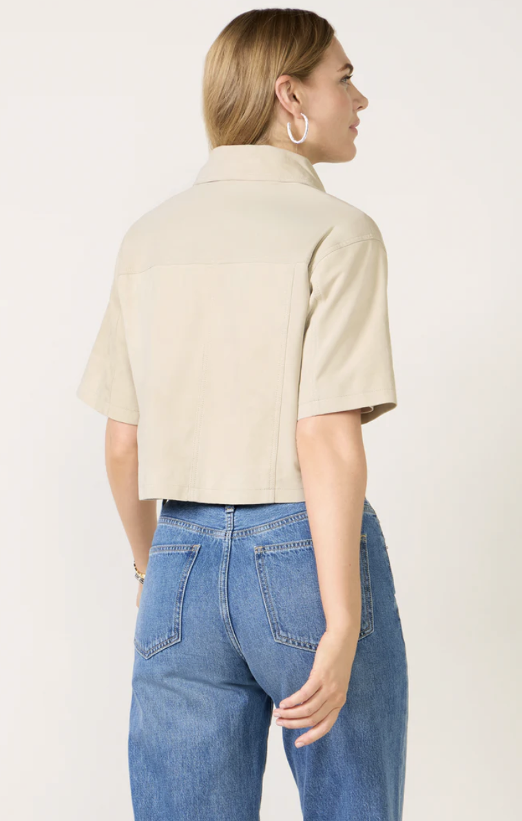 Melissa Nepton Alice Cream Suede Jacket