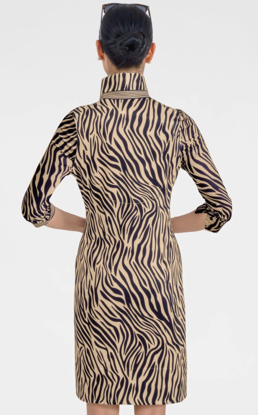 Gretchen Scott JDEVAI Zebra Everywhere Dress