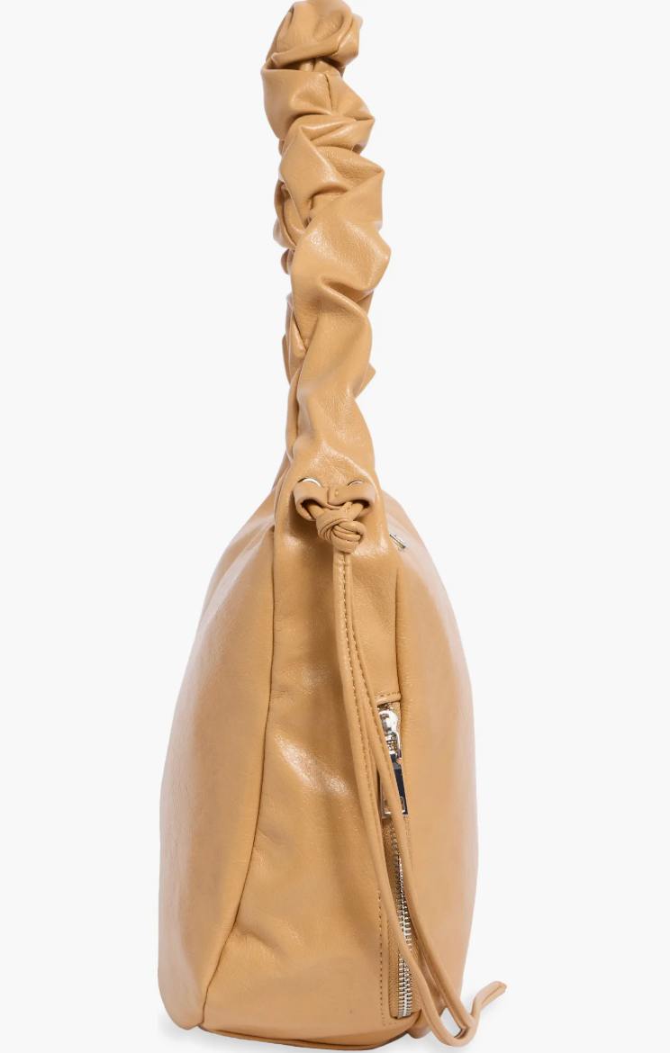 Melie Bianco AC6030TN Reign Tan Recycled Vegan Shoulder Bag