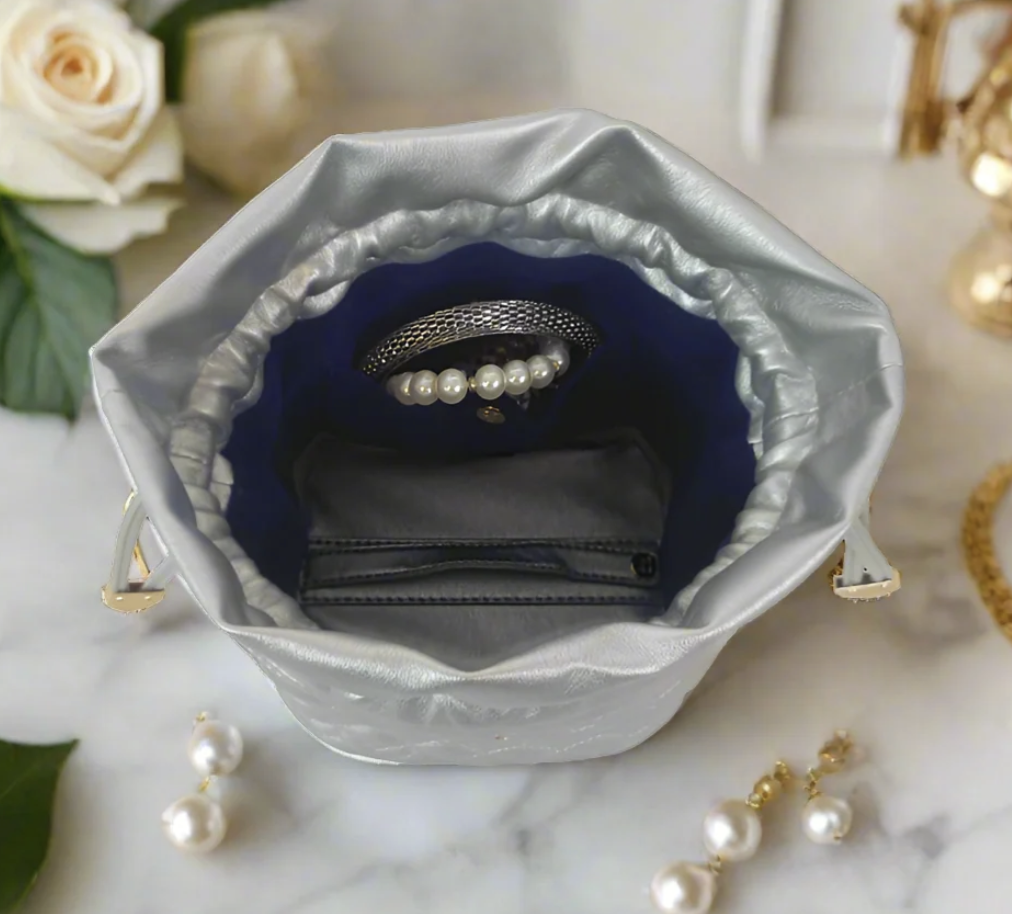 PurseN R1008SIL Silver Ultra Jewelry Case