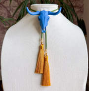 Rahya Longhorn Skull Bolo