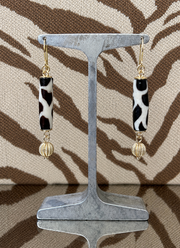 Michele Busch EW-26-43 Gold Animal Print