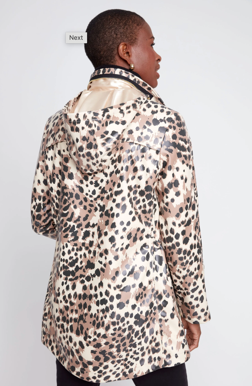 Renuar R3859L E3133 Woven Jacket- leopard print