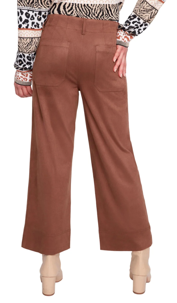 Renuar R11095 E3139 Knit Pant- tabacco