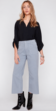 Renuar R11021 E2008S Woven Pant Ashley Blue